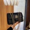 Japanese/Korean Bags For Women, Shoulder-Length Crossbody, Four-Leaf Clover Summer Polyester Pu Caviar Fashion Bag Chain