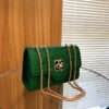 Japanese/Korean Bags For Women, Shoulder-Length Crossbody, Four-Leaf Clover Summer Polyester Pu Caviar Fashion Bag Chain