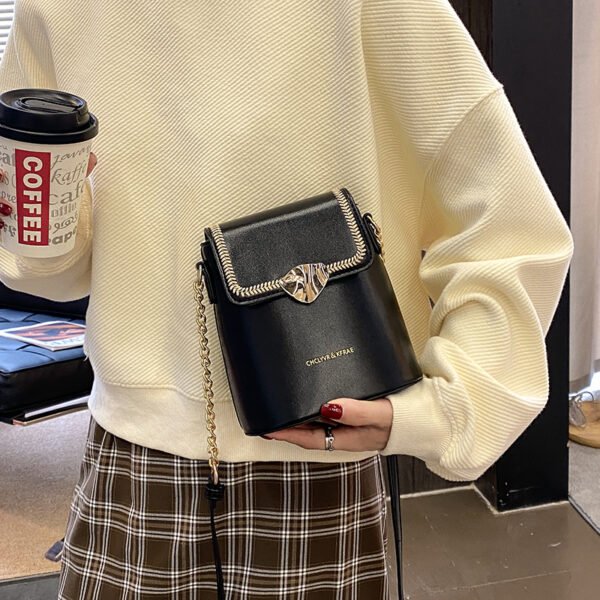 Fashion Single Shoulder Bucket Bag Mini Small Bag Female New Korean Version All-Match Ins Crossbody Female Bag