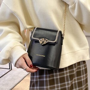 IMG_E5783 Fashion Single Shoulder Bucket Bag Mini Small Bag Female New Korean Version All-Match Ins Crossbody Female Bag