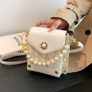 Small Bag Spring And Summer New Bag Women 2025 Hot Style Texture Shoulder Bag Vertical Mini Crossbody Lightweight Mobile Phone Bag