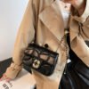 IMG_E5969 Korean Chain Bag Diamond Pattern Chain Messenger Bag Advanced Simple New Women's Messenger Shoulder Bag