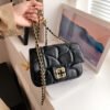 IMG_E5972 Korean Chain Bag Diamond Pattern Chain Messenger Bag Advanced Simple New Women's Messenger Shoulder Bag