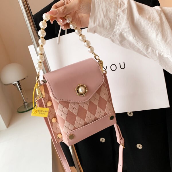 Small Bag Spring And Summer New Bag Women 2025 Hot Style Texture Shoulder Bag Vertical Mini Crossbody Lightweight Mobile Phone Bag