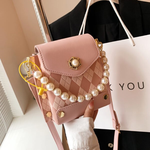 Small Bag Spring And Summer New Bag Women 2025 Hot Style Texture Shoulder Bag Vertical Mini Crossbody Lightweight Mobile Phone Bag