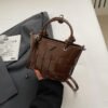 Processed with VSCO with s2 preset Autumn/Winter Retro Hand-Held Bucket Bag High-End Women's Bag Ins Design Woven Vegetable Basket Messenger Bag Fashion Bag