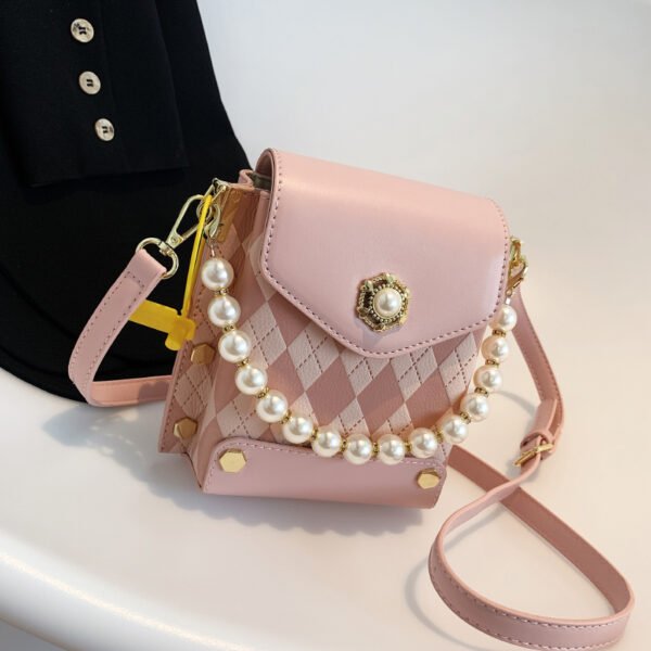 Small Bag Spring And Summer New Bag Women 2025 Hot Style Texture Shoulder Bag Vertical Mini Crossbody Lightweight Mobile Phone Bag