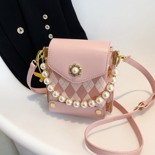Small Bag Spring And Summer New Bag Women 2025 Hot Style Texture Shoulder Bag Vertical Mini Crossbody Lightweight Mobile Phone Bag