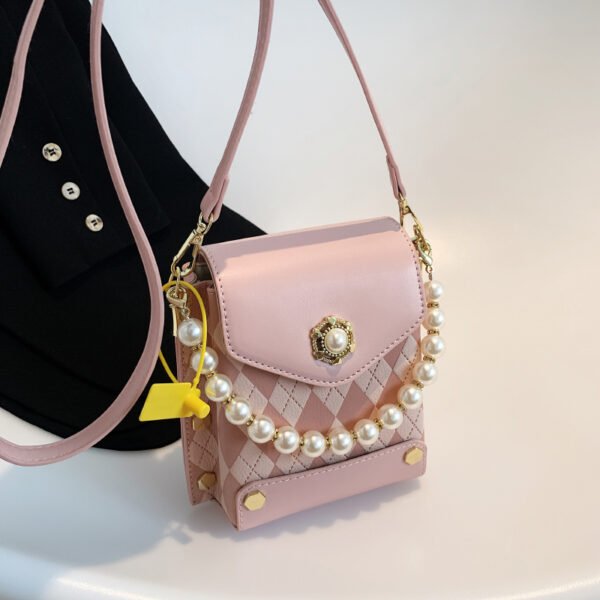 Small Bag Spring And Summer New Bag Women 2025 Hot Style Texture Shoulder Bag Vertical Mini Crossbody Lightweight Mobile Phone Bag