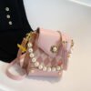 Small Bag Spring And Summer New Bag Women 2025 Hot Style Texture Shoulder Bag Vertical Mini Crossbody Lightweight Mobile Phone Bag