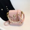 Small Bag Spring And Summer New Bag Women 2025 Hot Style Texture Shoulder Bag Vertical Mini Crossbody Lightweight Mobile Phone Bag