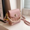 Small Bag Spring And Summer New Bag Women 2025 Hot Style Texture Shoulder Bag Vertical Mini Crossbody Lightweight Mobile Phone Bag