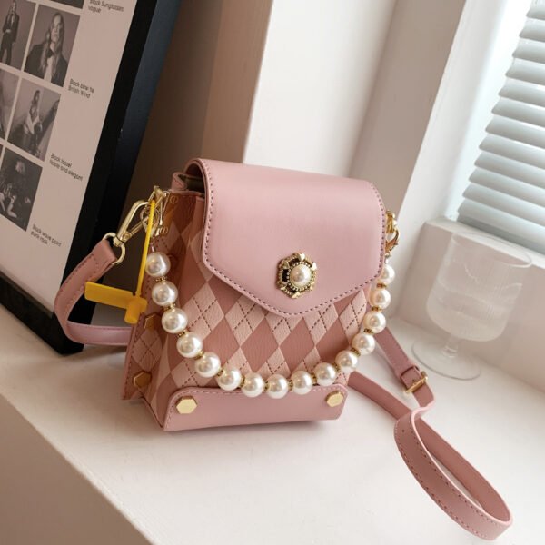 Small Bag Spring And Summer New Bag Women 2025 Hot Style Texture Shoulder Bag Vertical Mini Crossbody Lightweight Mobile Phone Bag