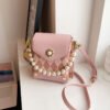 Small Bag Spring And Summer New Bag Women 2025 Hot Style Texture Shoulder Bag Vertical Mini Crossbody Lightweight Mobile Phone Bag