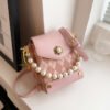 Small Bag Spring And Summer New Bag Women 2025 Hot Style Texture Shoulder Bag Vertical Mini Crossbody Lightweight Mobile Phone Bag