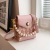 Small Bag Spring And Summer New Bag Women 2025 Hot Style Texture Shoulder Bag Vertical Mini Crossbody Lightweight Mobile Phone Bag