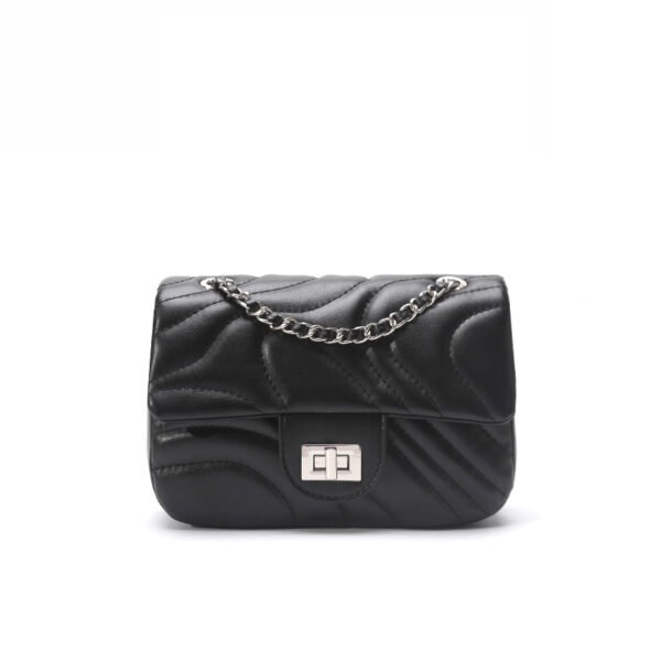 Niche Ins High-End Bag Small Chanel Style Embroidery Lock Chain Bag Fashionable Versatile Shoulder Messenger Bag Female