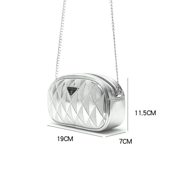 High-Grade Denim Pattern Small Square Bag