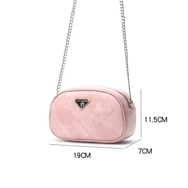 High-Grade Denim Pattern Small Square Bag