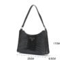 Crocodile Pattern Underarm Bag Ladies Handbag Foreign Trade Women's Bag Wholesale Casual Fashion Ladies Handbag