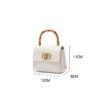 Bamboo Handbag Small Bag For Women Niche Design Shoulder Messenger Bag Net Celebrity Stylish Saddle Bag