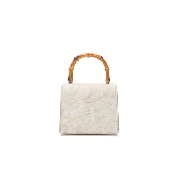 Bamboo Handbag Small Bag For Women Niche Design Shoulder Messenger Bag Net Celebrity Stylish Saddle Bag