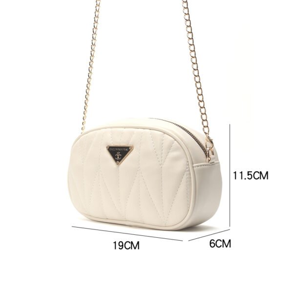 e8a99f53819459fa0126062275150f9 Large Capacity Three-Zipper Crossbody PU Bag