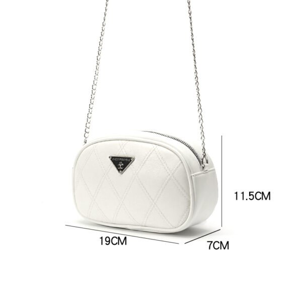 High-Grade Denim Pattern Small Square Bag