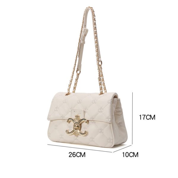 Small Chanel style bag women's single shoulder chain small square bag ins style versatile crossbody women's bag wholesale metal decoration