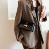 Simple Women's Bag Daily Red Small Square Bag Commuter Trend Chain Small Bag Personality Shoulder Bag Messenger Bag