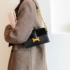 Simple Women's Bag Daily Red Small Square Bag Commuter Trend Chain Small Bag Personality Shoulder Bag Messenger Bag