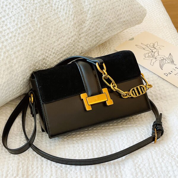 Simple Women's Bag Daily Red Small Square Bag Commuter Trend Chain Small Bag Personality Shoulder Bag Messenger Bag