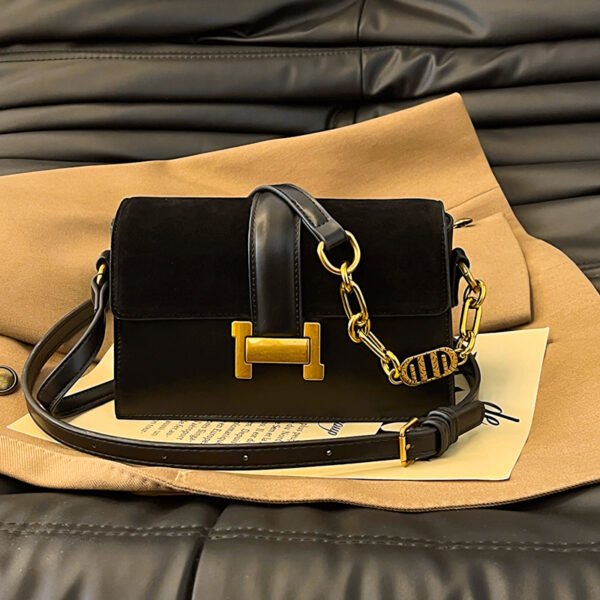 Simple Women's Bag Daily Red Small Square Bag Commuter Trend Chain Small Bag Personality Shoulder Bag Messenger Bag