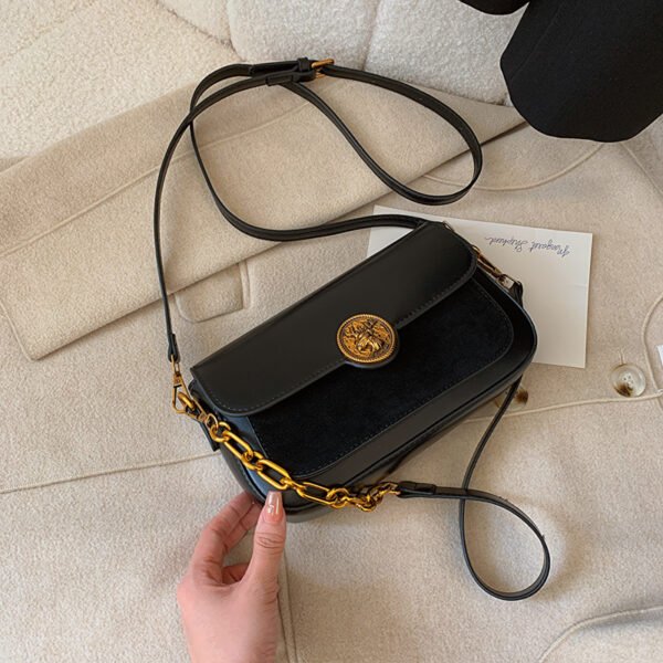 French Trend Fashion Simple New Texture Commuting Leisure Retro Shoulder Crossbody Underarm Handbag Bag Female