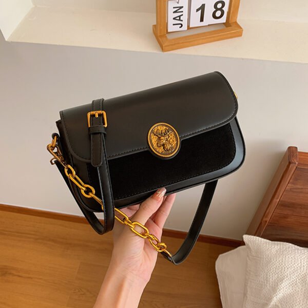 French Trend Fashion Simple New Texture Commuting Leisure Retro Shoulder Crossbody Underarm Handbag Bag Female