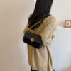 French Trend Fashion Simple New Texture Commuting Leisure Retro Shoulder Crossbody Underarm Handbag Bag Female