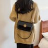 French Trend Fashion Simple New Texture Commuting Leisure Retro Shoulder Crossbody Underarm Handbag Bag Female