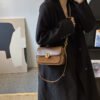 French Trend Fashion Simple New Texture Commuting Leisure Retro Shoulder Crossbody Underarm Handbag Bag Female