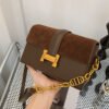 Simple Women's Bag Daily Red Small Square Bag Commuter Trend Chain Small Bag Personality Shoulder Bag Messenger Bag