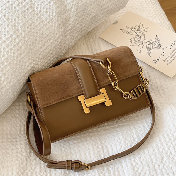 Simple Women's Bag Daily Red Small Square Bag Commuter Trend Chain Small Bag Personality Shoulder Bag Messenger Bag