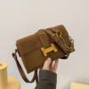 Simple Women's Bag Daily Red Small Square Bag Commuter Trend Chain Small Bag Personality Shoulder Bag Messenger Bag