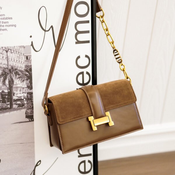 Simple Women's Bag Daily Red Small Square Bag Commuter Trend Chain Small Bag Personality Shoulder Bag Messenger Bag