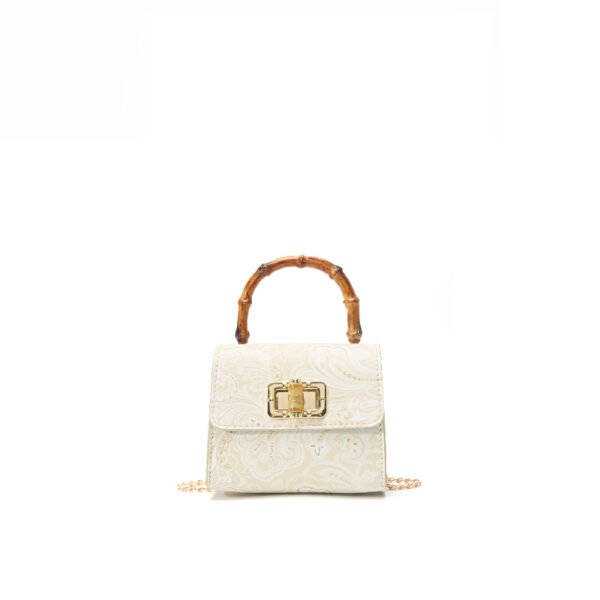 Bamboo Handbag Small Bag For Women Niche Design Shoulder Messenger Bag Net Celebrity Stylish Saddle Bag