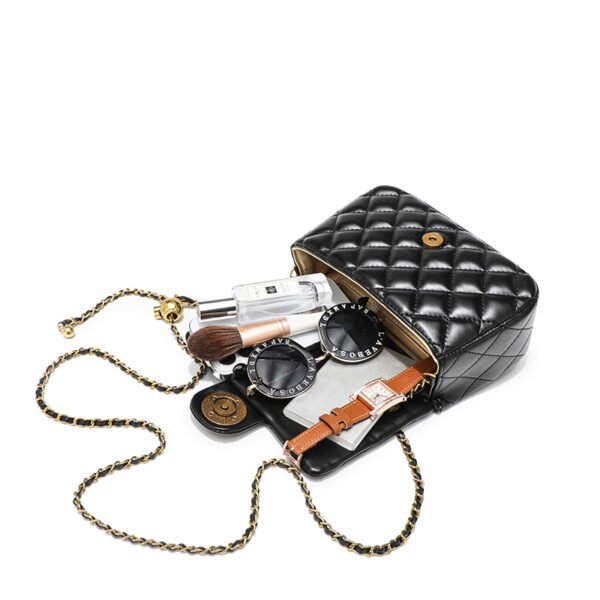 Small Chanel Style Diamond Chain Bag Women's Fashionable Elegant Small Square Bag High-End Shoulder Crossbody Bag