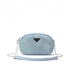 t2 High-Grade Denim Pattern Small Square Bag