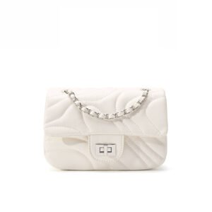 Niche Ins High-End Bag Small Chanel Style Embroidery Lock Chain Bag Fashionable Versatile Shoulder Messenger Bag Female