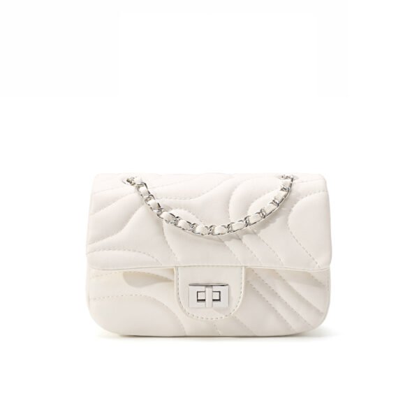Niche Ins High-End Bag Small Chanel Style Embroidery Lock Chain Bag Fashionable Versatile Shoulder Messenger Bag Female