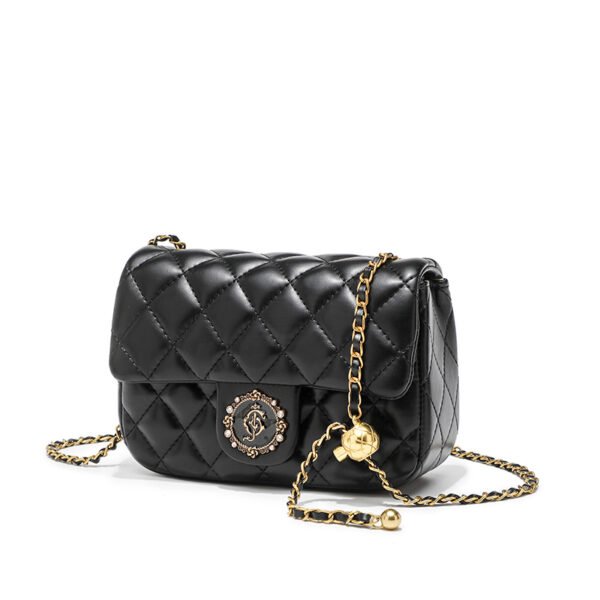 Small Chanel Style Diamond Chain Bag Women's Fashionable Elegant Small Square Bag High-End Shoulder Crossbody Bag
