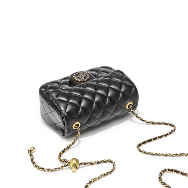 Small Chanel Style Diamond Chain Bag Women's Fashionable Elegant Small Square Bag High-End Shoulder Crossbody Bag