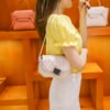 Women's Crossbody Bag Versatile Pu Small Square Bag Shoulder Bag Small Bag Ladies Bag Women's Bag